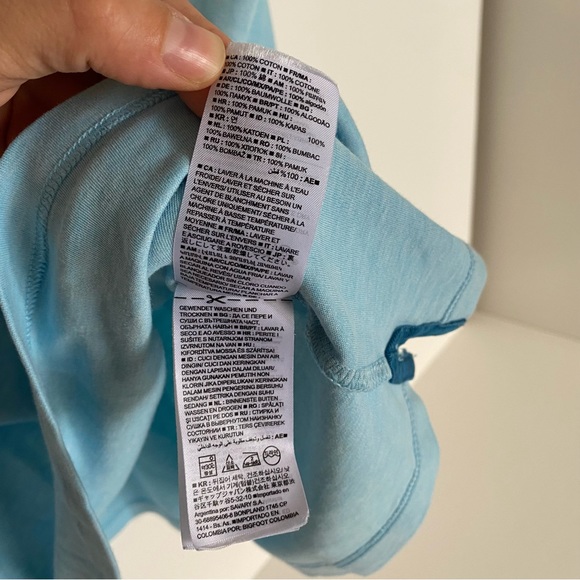 Banana Republic Luxury Touch Performance Men's Polo Light Blue Shirt Size Medium - Picture 10 of 14